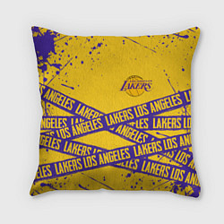 Подушка квадратная LAKERS SPORT LINE STYLE NBA, цвет: 3D-принт