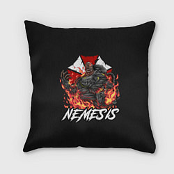 Подушка квадратная Немезис в огне Resident evil