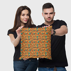 Подушка квадратная Итальянская Пицца Pizza, цвет: 3D-принт — фото 2