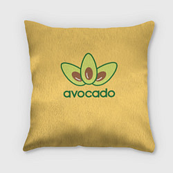 Подушка квадратная Avocado авокадо