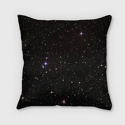 Подушка квадратная Ночное звездное небо, цвет: 3D-принт