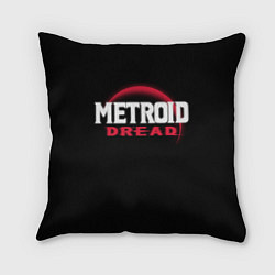 Подушка квадратная Metroid Dread - Red Planet