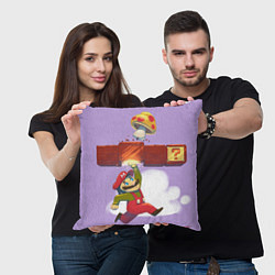 Подушка квадратная Mario game art, цвет: 3D-принт — фото 2