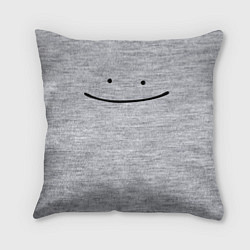 Подушка квадратная SMILE STICK, цвет: 3D-принт