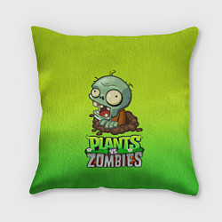 Подушка квадратная Plants vs Zombies зомби, цвет: 3D-принт