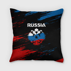 Подушка квадратная Russia Герб в стиле, цвет: 3D-принт