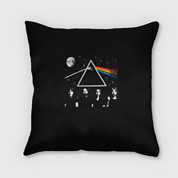 Подушка квадратная PINK FLOYD LOGO ПИНК ФЛОЙД НЕБО, цвет: 3D-принт