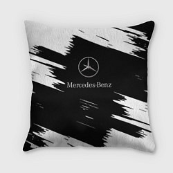 Подушка квадратная Mercedes-Benz Текстура, цвет: 3D-принт