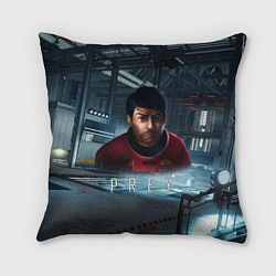 Подушка квадратная Prey art game, цвет: 3D-принт