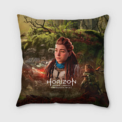 Подушка квадратная Horizon Forbidden West Aloy, цвет: 3D-принт