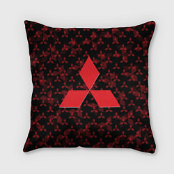 Подушка квадратная MITSUBISHI BIG LOGO PATTERN, цвет: 3D-принт