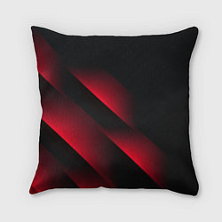 Подушка квадратная Red Fade 3D Красный градиент, цвет: 3D-принт