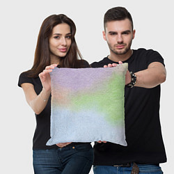Подушка квадратная Акварельный принт, цвет: 3D-принт — фото 2