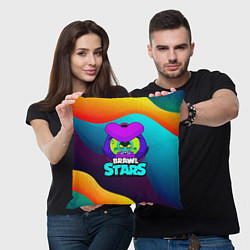 Подушка квадратная BrawlStars Eve Ева, цвет: 3D-принт — фото 2