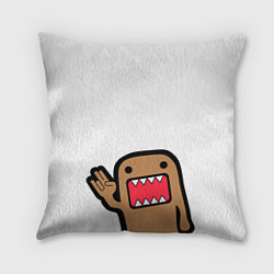 Подушка квадратная Domo-Kun, цвет: 3D-принт