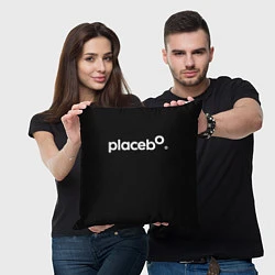 Подушка квадратная Плацебо Логотип, цвет: 3D-принт — фото 2