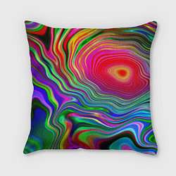 Подушка квадратная Expressive pattern Neon, цвет: 3D-принт