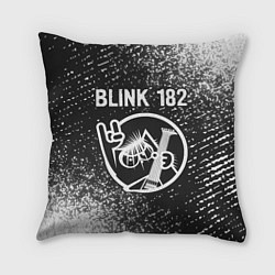 Подушка квадратная Blink 182 КОТ Спрей, цвет: 3D-принт