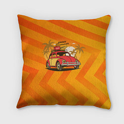 Подушка квадратная Enjoy Summer car, цвет: 3D-принт