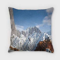 Подушка квадратная Minecraft Mountains Video game, цвет: 3D-принт