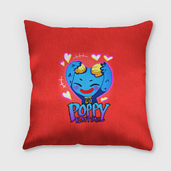 Подушка квадратная POPPY PLAYTIME CUTE HAGGY WAGGY - милый Хагги Вагг, цвет: 3D-принт