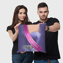 Подушка квадратная Prom Queen, цвет: 3D-принт — фото 2
