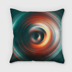 Подушка квадратная Цветные круги - Black hole