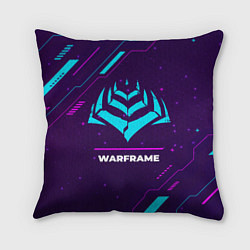 Подушка квадратная Warframe Gaming Neon, цвет: 3D-принт