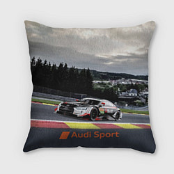 Подушка квадратная Audi Sport Racing team Ауди Спорт Гоночная команда, цвет: 3D-принт