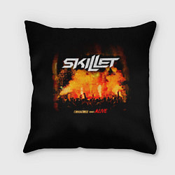 Подушка квадратная Comatose Comes Alive - Skillet, цвет: 3D-принт