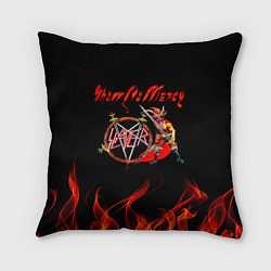 Подушка квадратная Show No Mercy - Slayer, цвет: 3D-принт