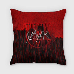 Подушка квадратная The Vinyl Conflict - Slayer, цвет: 3D-принт