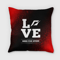 Подушка квадратная Need for Speed Love Классика, цвет: 3D-принт