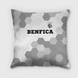 Подушка квадратная Benfica Sport на светлом фоне, цвет: 3D-принт