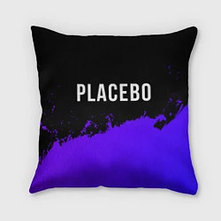 Подушка квадратная Placebo Purple Grunge, цвет: 3D-принт