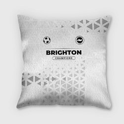 Подушка квадратная Brighton Champions Униформа, цвет: 3D-принт