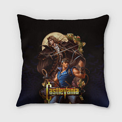 Подушка квадратная Castlevania - Leon & Alucard, цвет: 3D-принт
