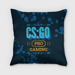 Подушка квадратная Игра CS:GO: PRO Gaming, цвет: 3D-принт