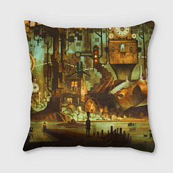 Подушка квадратная Cool Steampunk painting, цвет: 3D-принт