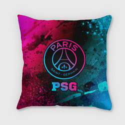 Подушка квадратная PSG - neon gradient, цвет: 3D-принт