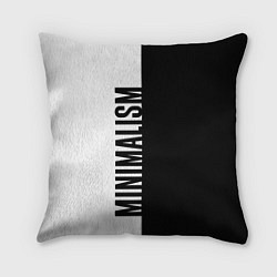 Подушка квадратная MINIMALISM - BLACK AND WHITE, цвет: 3D-принт