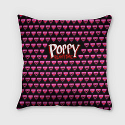 Подушка квадратная Poppy Playtime - Kissy Missy Pattern - Huggy Wuggy, цвет: 3D-принт