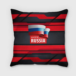 Подушка квадратная Red & Black - Russia, цвет: 3D-принт