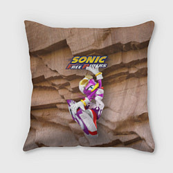Подушка квадратная Wave the Swallow - Sonic Free Riders, цвет: 3D-принт