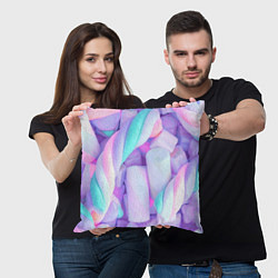 Подушка квадратная Необычные конфеты, цвет: 3D-принт — фото 2
