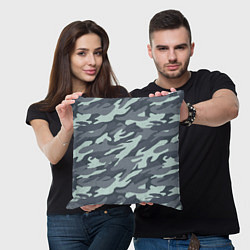 Подушка квадратная Узор камуфляж, цвет: 3D-принт — фото 2