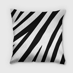 Подушка квадратная Камуфляж зебры, цвет: 3D-принт