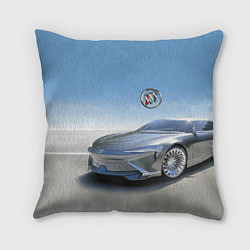 Подушка квадратная Buick concept в пустыне, цвет: 3D-принт