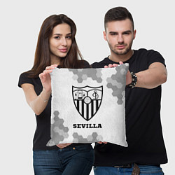 Подушка квадратная Sevilla sport на светлом фоне, цвет: 3D-принт — фото 2