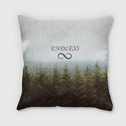 Подушка квадратная Бесконечный лес